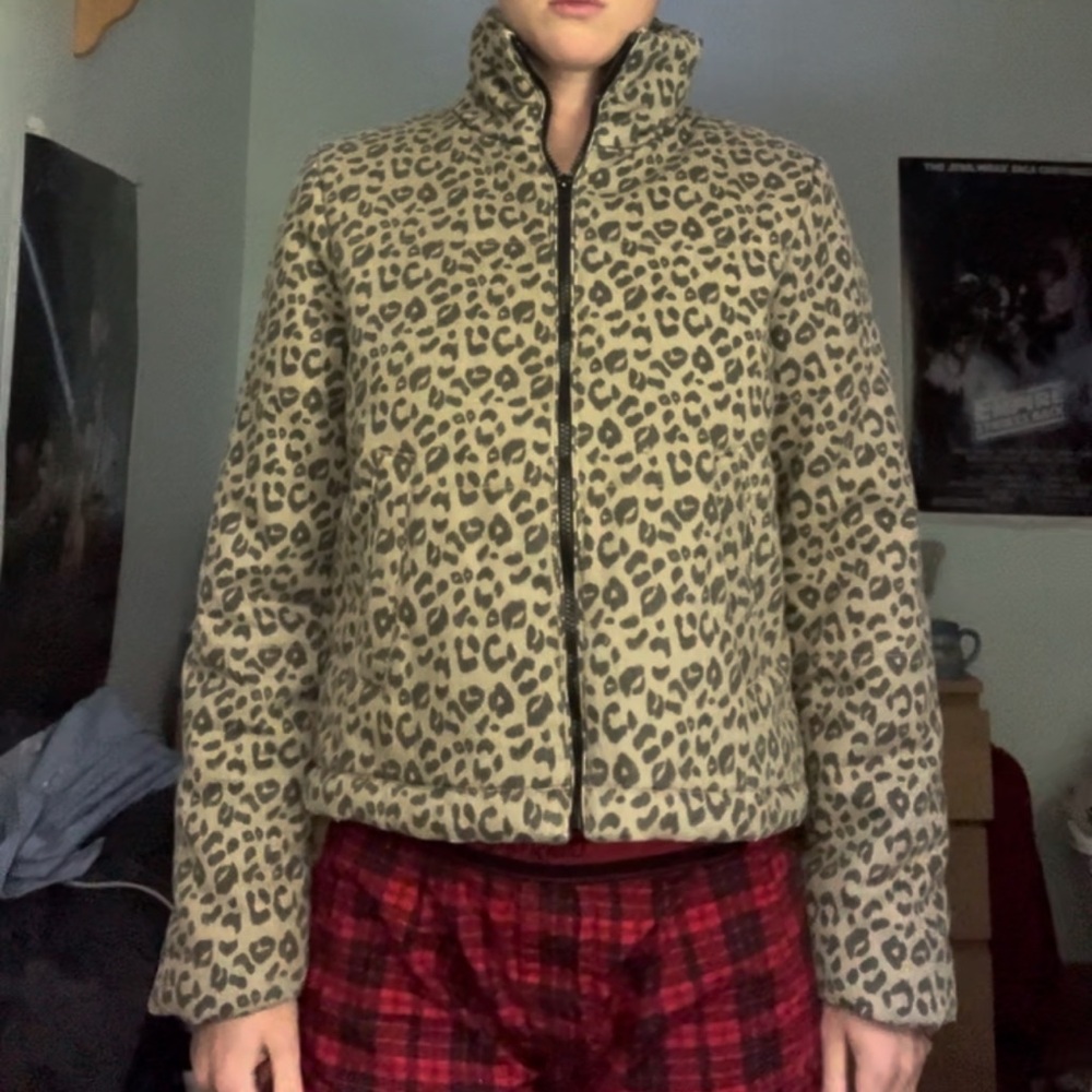 Joy Joy leopard coat
